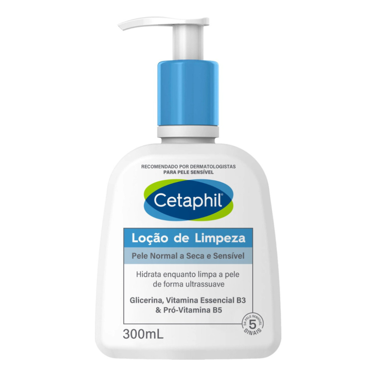 Loção De Limpeza Facial Pele Normal a Seca e Sensível 300ml