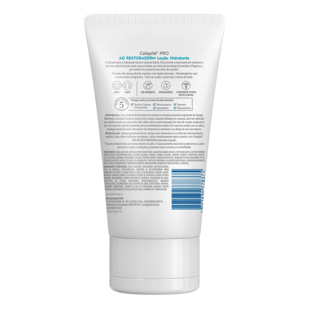 Loção Hidratante Pro Ad Restoraderm 145ml
