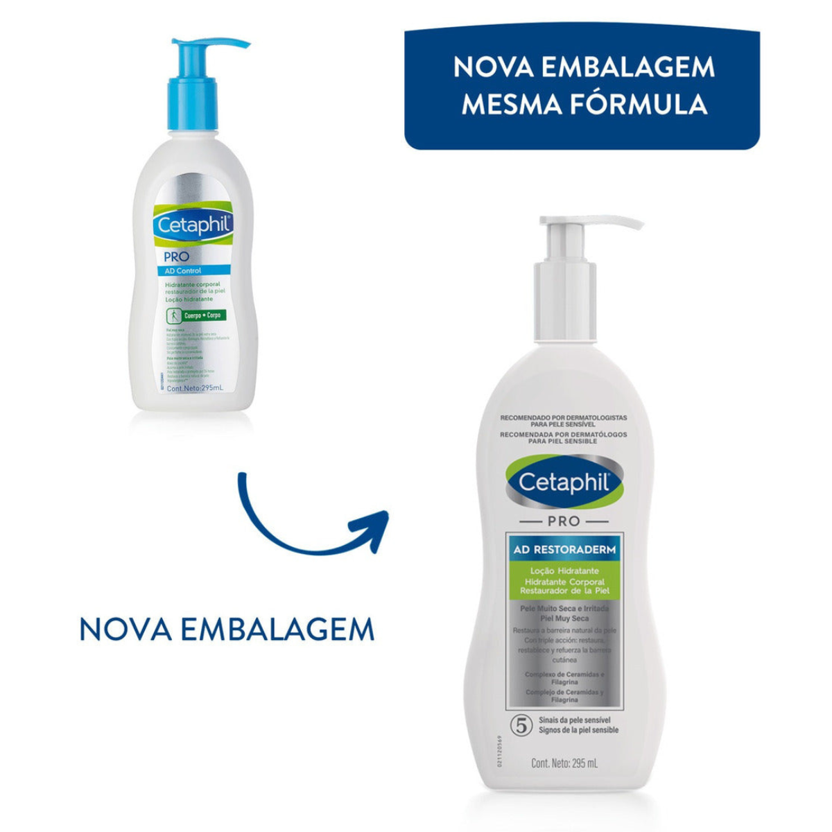 Loção Hidratante Pro AD Restoraderm 295mL