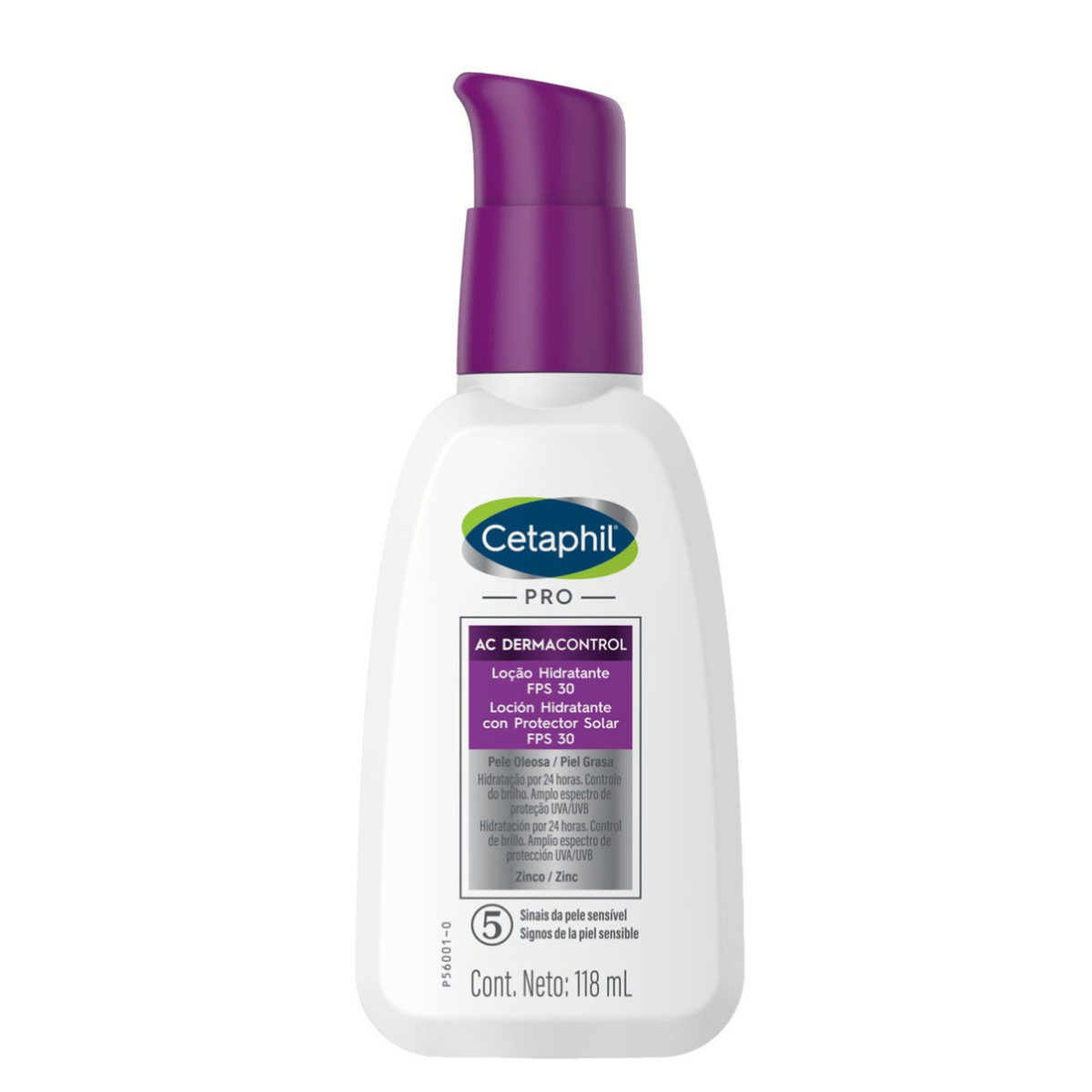 Loção Hidratante Facial Pro AC Dermacontrol FPS 30 118mL