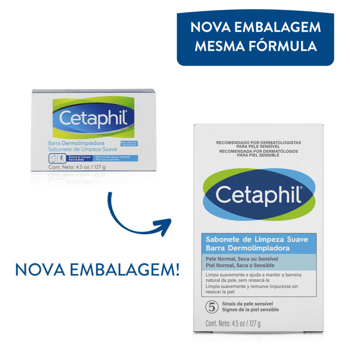 Sabonete Em Barra Limpeza Suave 127g