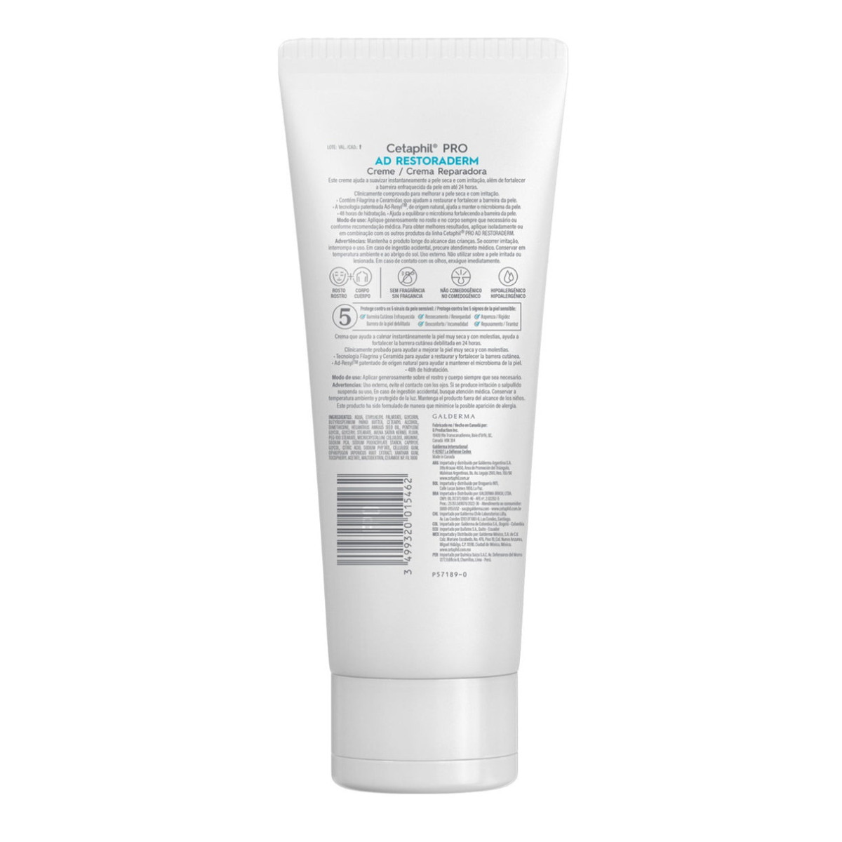 Creme Hidratante Pro AD Restoraderm 227g