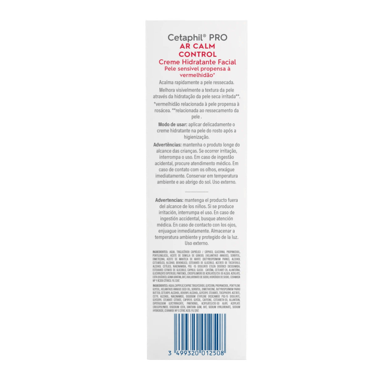 Creme Hidratante Facial Pro AR Calm Control 50mL